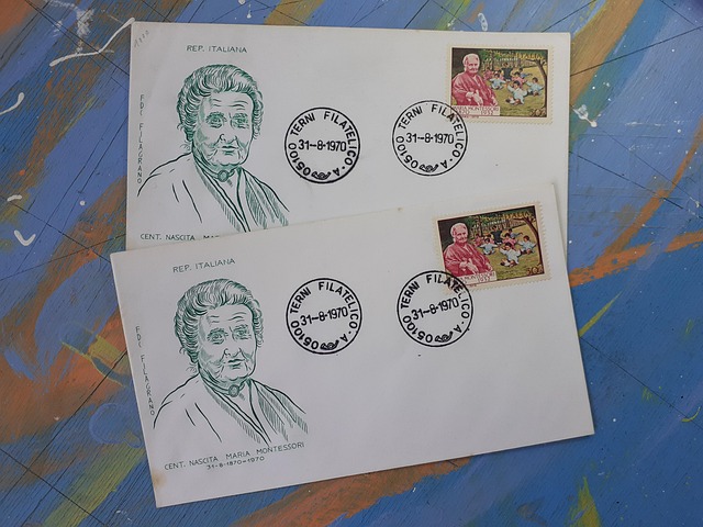 Philatelie, Briefumschlag, Briefmarken
