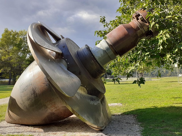 Turbine, Industriell, Archäologie