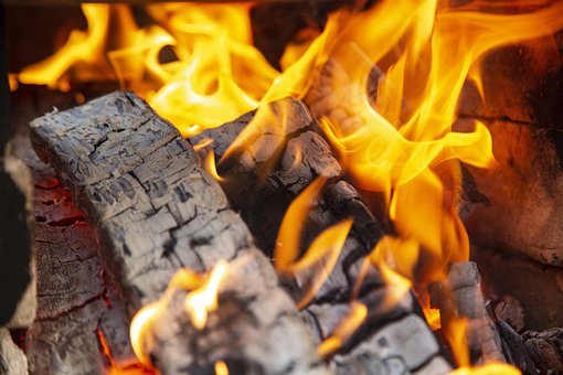 Brand, Flamme, Brændende
