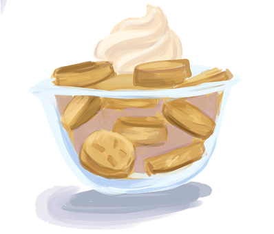 Plátanos, Dulce, Postre, Pastelería