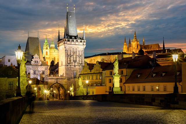 Karlův Most, Hradčany, Praha, Česko, Věž