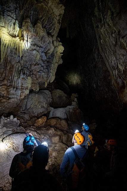 Free Cave Tourists photo and picture