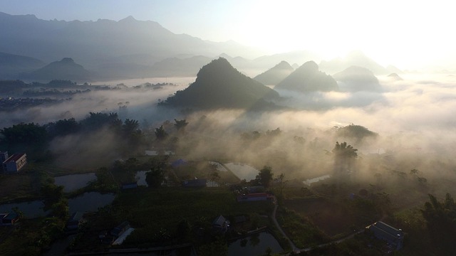 Vietnam Landskab, Sol, Sky, Himmel, Lys