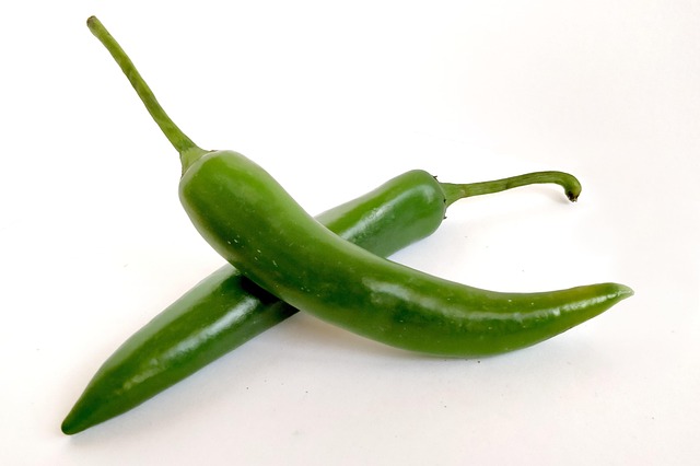 Free Green Pepper Chili photo and picture