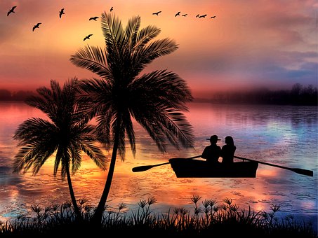 Free Lake Palms illustration and picture