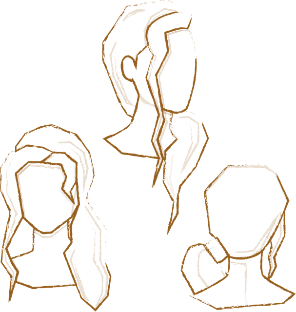 Drawing, Dívka, Hairstyle, Icons, Pencil