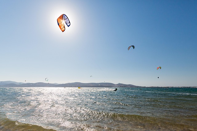 Free Kiteboarding Ocean photo and picture