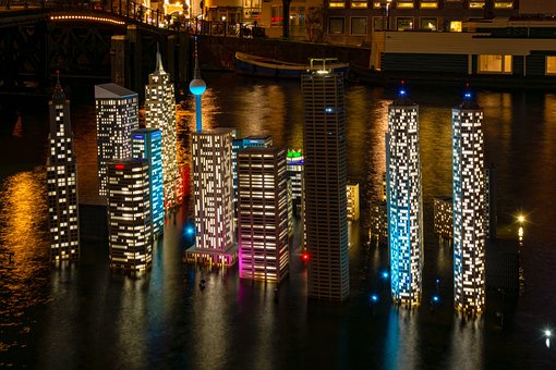 Amsterdam, Niederlande, Lichter-Festival