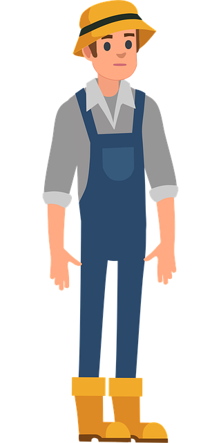 Free farmer peasant agriculture vector