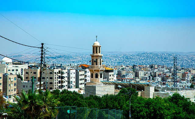 Amman, Jordanien, Stadt, Alt, Gebäude