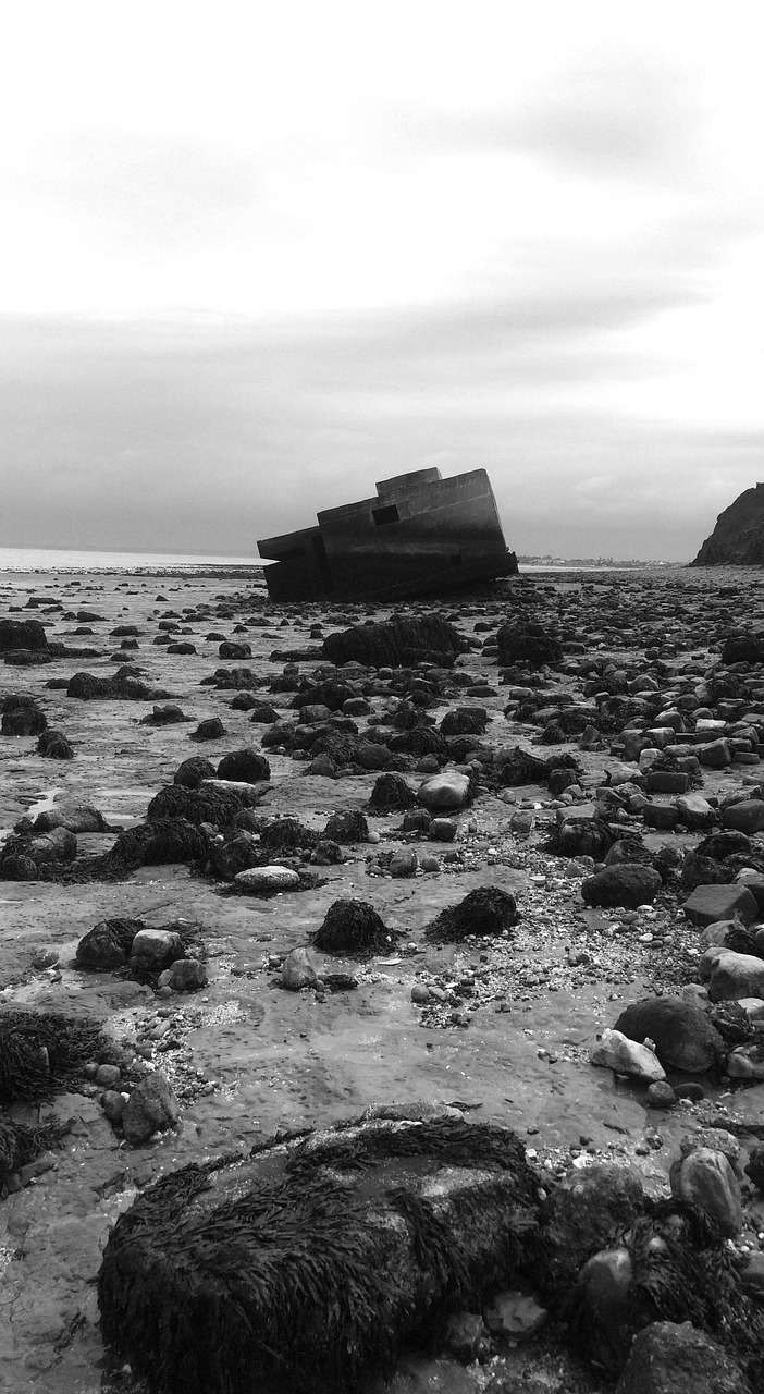 Pillbox Black And White Sea Free photo on Pixabay Pixabay