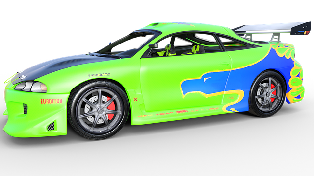 Free fast and furious sports car race car illustration