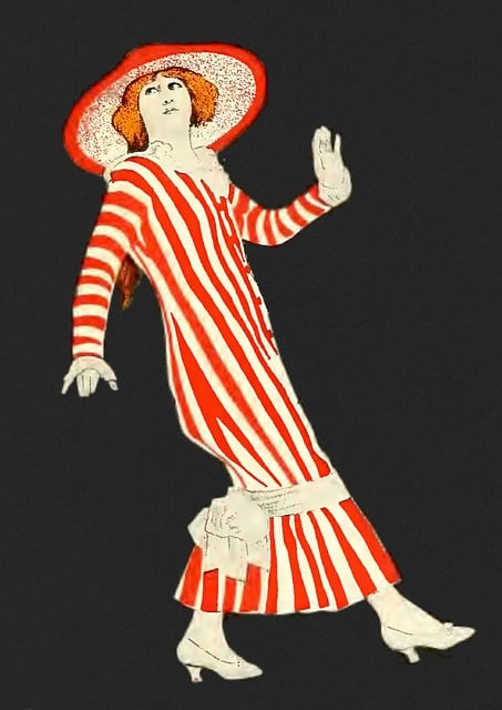 Free vintage twenties lady illustration