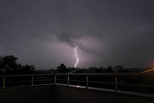 Regnerisch, Dunkel, Thunder, Himmel