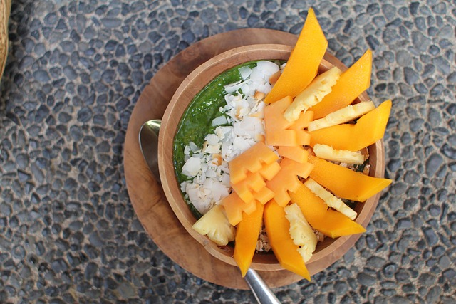 Free Green Smoothie Coconut photo and picture