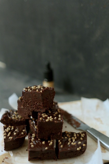 Free Hemp Chocolate Brownie photo and picture