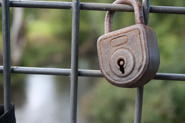 Free Grating Padlock photo and picture