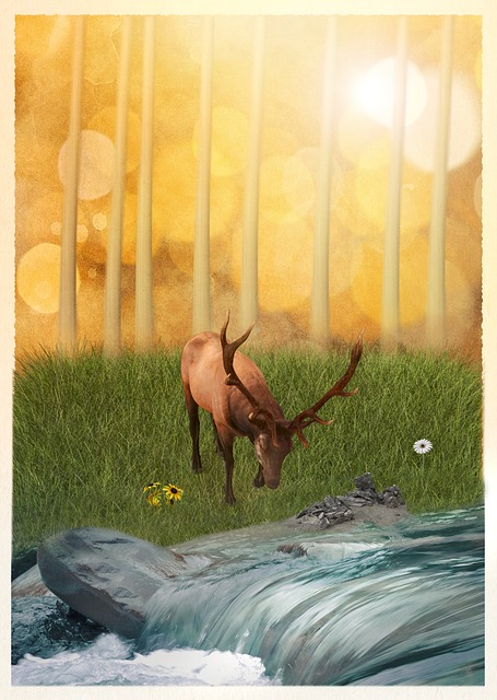 Free Deer Forest photo and picture
