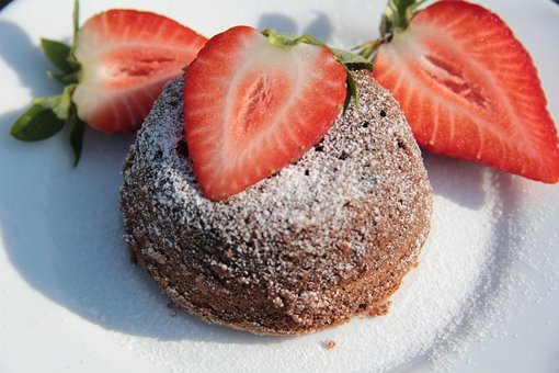 Bolo, Lava, Sobremesa, Prato, Delicioso