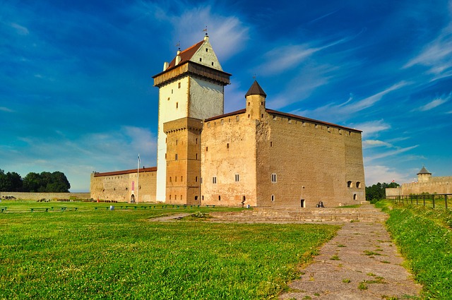 Estonia, Narva, Monumento, Castillo