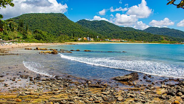 Strand, Itapema, Brasil, Landskap
