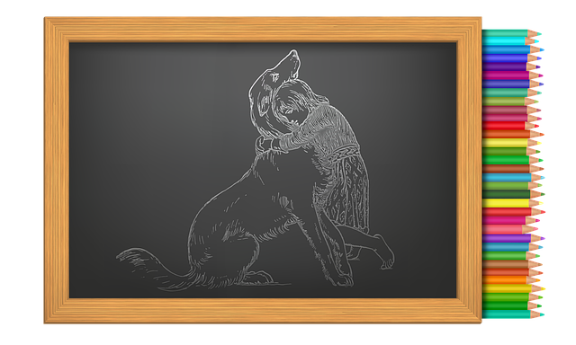 Free dog pet animal illustration