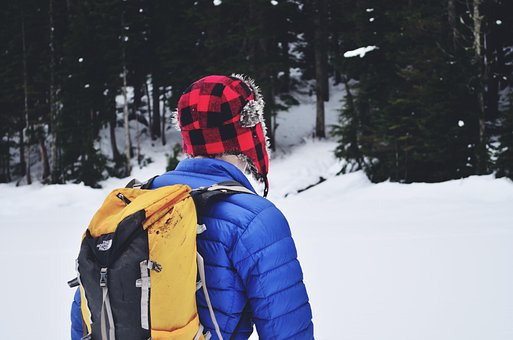 Schnee Wandern, Camping, Wandern, Berge