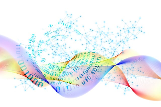 Download free HD stock image of Digitization Transformation Free digitization transformation binary illustration