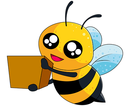 Free Bee Box illustration and picture