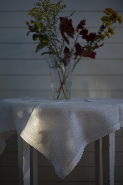 Blomster, Vase, Bord, Opsats