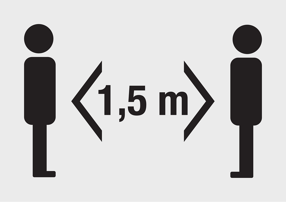 Download Social Distancing, Distance, Icon. Royalty-Free Vector