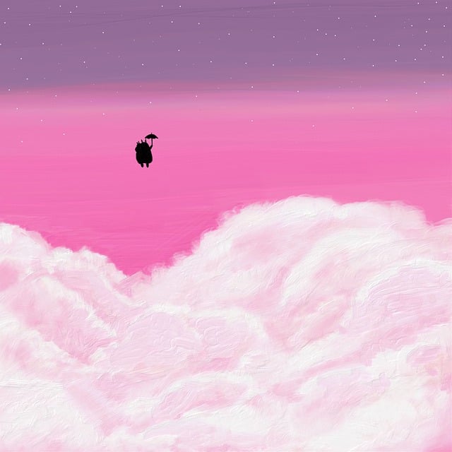 Free tottoro cloud pink illustration