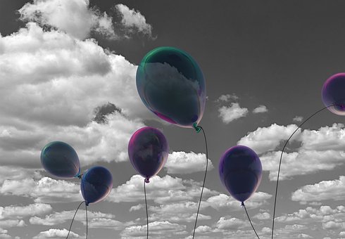 Free Heaven Balloons photo and picture