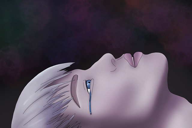 Free face tear bts illustration