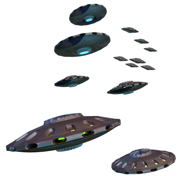 Free ufo space spaceship illustration