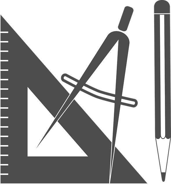 Free Drawing Compass vector and picture
