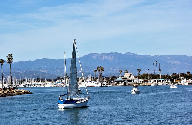 Free Sailboat Channel Island photo and picture