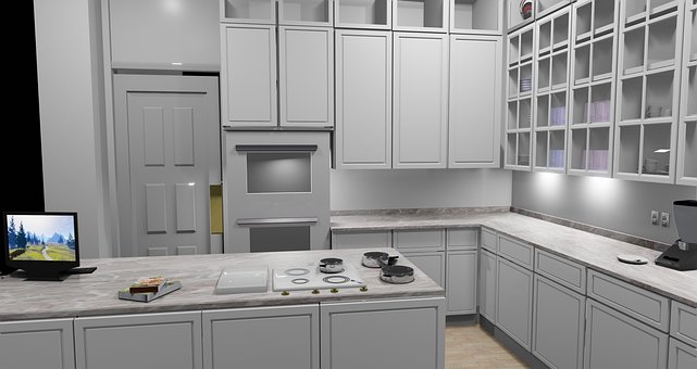 Free Architectural Kitchen Model photo and picture