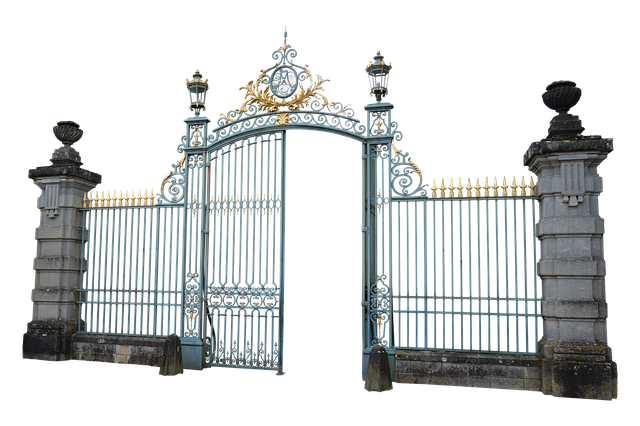 Free portal castle door illustration