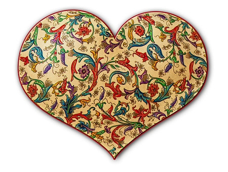 Free Heart Template illustration and picture