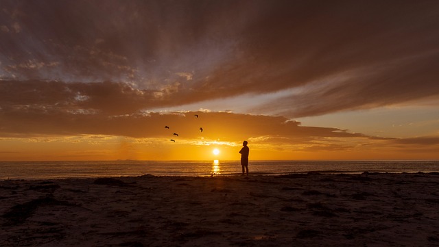 Free Sunset Beach photo and picture