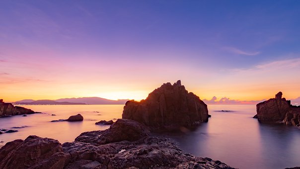 Free Sunset Beach photo and picture