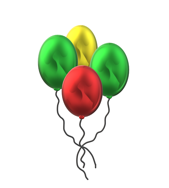 Ballonnen, Viering, Plezier, 3D