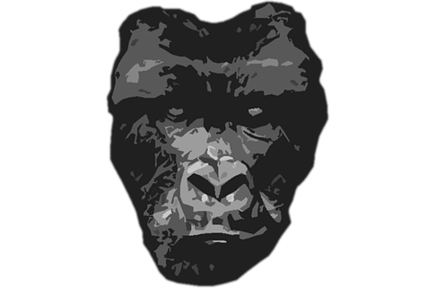 Tegneserie, Kunst, Dyr, Væsen, Gorilla