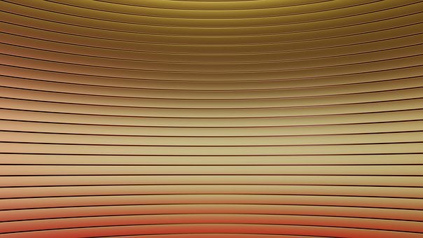 Rendering, 3D, Strepen, Textuur, Oranje