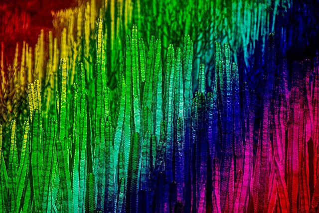 Free vivid rainbow design illustration