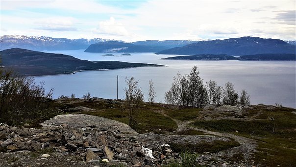 Fjord, Fjorde, Norge, Landskab, Vand