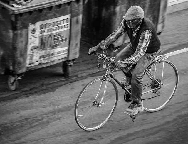 Bicicleta, Homem, Velho, Pessoa, Chapéu