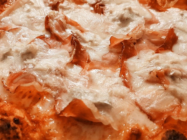 Pizza, Fläck, Gourmet, Skinka, Kök