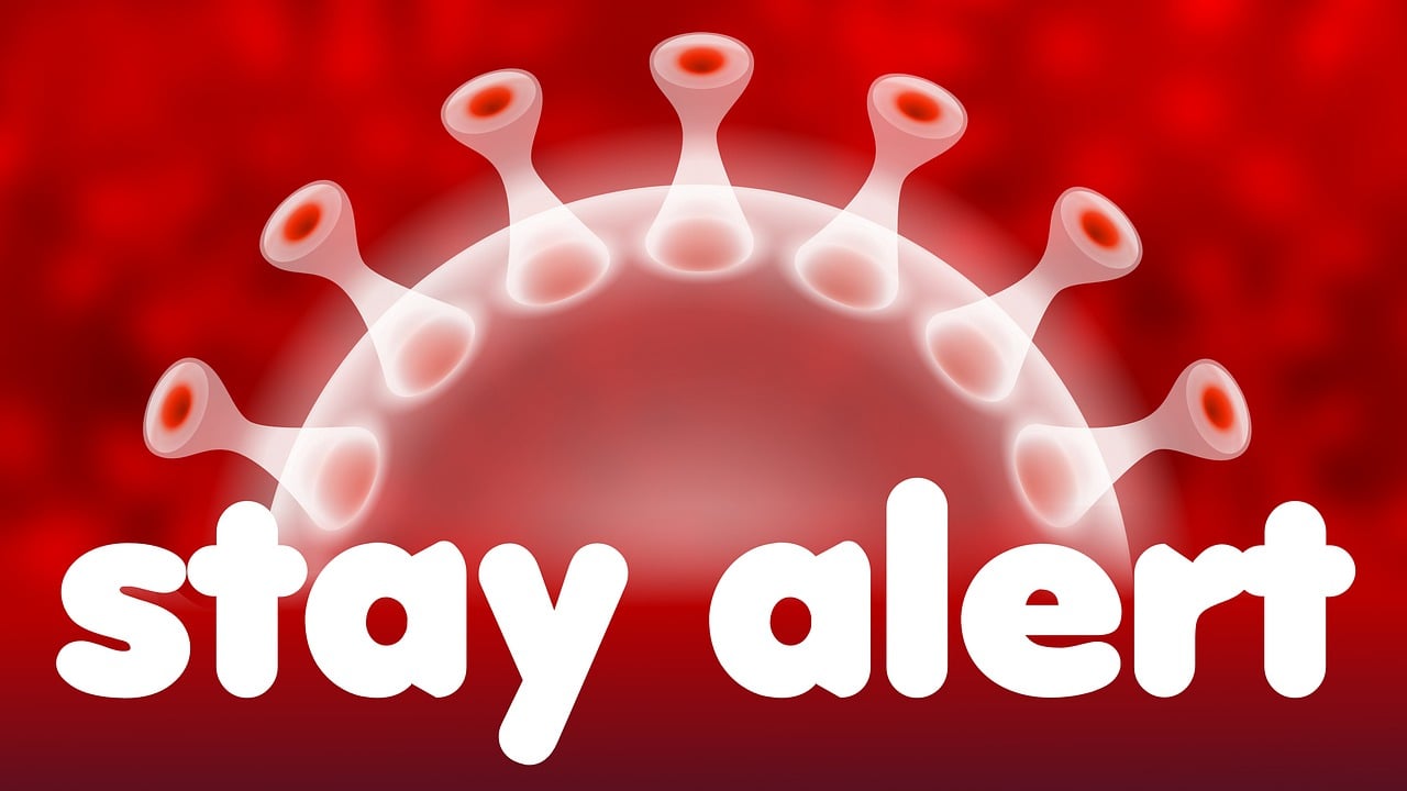 Download Be Careful, Stay Alert, Social Distancing. Royalty-Free Stock ...